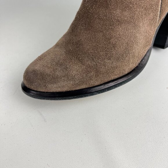 rag & bone Womens Grayson Brown Suede Ankle Boot Block Heel size 39.5 US 9.5 - Picture 10 of 16
